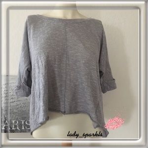 Converse Women Knitted Cropped Top Dolman Sleeves